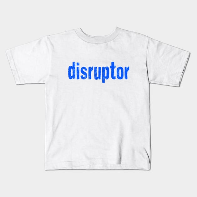 Disruptor Kids T-Shirt by bluehair